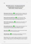 NSG 3001 CHAPTER 1&colon; THE NURSING PROFESSION EXAM QUESTIONS AND ANSWERS UPDATED &lpar;2024&sol;2025&rpar; &lpar;VERIFIED ANSWERS&rpar;