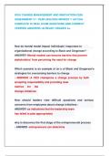 WGU CHANGE MANAGEMENT AND INNOVATION-C208 ASSESSMENT V1 YEAR 2024&sol;2025 NEWEST &excl;&excl; ACTUAL  COMPLETE 70 REAL EXAM QUESTIONS AND CORRECT  VERIFIED ANSWERS &sol;ALREADY GRADED A&plus;&period;
