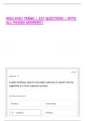 WGU D381 TERMS &vert; 227 QUESTIONS &vert; WITH ALL PASSED ANSWERS&excl;&excl; 