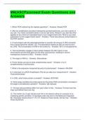 MB&lpar;ASCP&rpar;connect Exam Questions and Answers