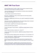 ANAT 380 Final Exam  Questions and Answers&lpar;A&plus; Solution guide&rpar;