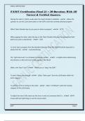 FANUC Certification Final 21 &ndash; 30 Questions With All Correct & Verified Answers&period;