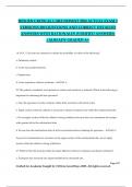 HESI RN CRITICAL CARE NEWEST 2024 ACTUAL EXAM 2 VERSIONS 200 QUESTIONS AND CORRECT DETAILED ANSWERS WITH RATIONALES &lpar;VERIFIED ANSWERS&rpar; &vert;ALREADY GRADED A&plus;