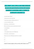 NSC FIRST AID&comma; CPR & AED 2024 NEWEST EXAM 150 QUESTIONS WITH DETAILED VERIFIED ANSWERS &lpar;100&percnt; CORRECT&rpar; &sol;ALREADY GRADED A&plus;