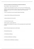 ASL Bundled Exam Questions with Complete Solutions Latest Update 2024