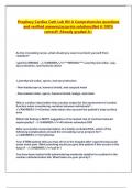 Prophecy Cardiac Cath Lab RN A Comprehensive questions  and verified answers&sol;accurate solutions&vert;Get it 100&percnt;  correct&excl;&excl; Already graded A&plus; As the circulating nurse&comma; what should you wear to protect yourself from  radiation&quest; I got this WRONG - ANSWER>>&ast;
