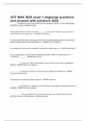 UCF MAN 3025 exam 1-degeorge questions and answers with solutions 2025