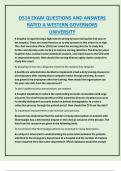 D514 EXAM QUESTIONS AND ANSWERS  RATED A WESTERN GOVERNORS  UNIVERSITY