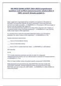 MS MPJE EXAM LATEST 2024-2025Comprehensive  questions and verified answers&sol;accurate solutions&vert;Get it  100&percnt; correct&excl;&excl; Already graded A&plus; Days' supply limit&colon; drugs dispensed by a hospital to an inpatient or ER patient on  discharge if the prescriber b