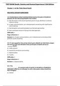 Test Bank For Death&comma; Society and Human Experience&comma; 12th Edition&comma; Robert Kastenbaum&comma; Christopher Moreman