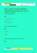 OTD 317 EXAM 3&colon; EATING DISORDERS QUESTIONS AND CORRECT DETAILED  ANSWERS &vert;ALREADY GRADED A&plus; LATEST  UPDATE &vert; 2024-2025