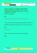OTD 317 EXAM 3&colon; HUMAN TRAFFICKING QUESTIONS AND CORRECT DETAILED  ANSWERS &vert;ALREADY GRADED A&plus; LATEST  UPDATE &vert; 2024-2025
