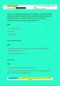OTD 317 MENTAL HEALTH EXAMS QUESTIONS AND CORRECT DETAILED ANSWERS &vert;ALREADY GRADED A&plus; LATEST UPDATE &vert; 2024-2025