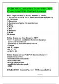SAEM MS4 Curriculum Exam With 100&percnt; Correct And With Verified Answers