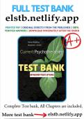 Test bank for current psychotherapies 11th edition wedding full chapter