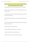 Dialysis Technician Exam Practice Questions and ANSWERS 2024-2025&vert; GUARANTEED TO PASS&excl;&excl;&vert; MOSTLY TESTED