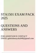 STA1501 Exam pack 2025&lpar;Descriptive Statistics and Probability&rpar;