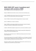 UCF MAN 3025 exams PACKAGE DEAL QUESTIONS AND ANSWERS WITH VERIFIED SOLUTIONS UPDATED  2025