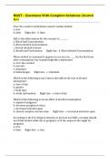 MAST &ndash; Questions With Complete Solutions &lpar;Scored A&plus;&rpar;