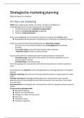 CE9: Strategische marketingplanning samenvatting, 9e druk