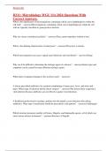 D311&colon; Microbiology WGU OA 2024 Questions With Correct Answers&period;