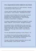 TFSC All QUESTIONS WITH COMPLETE SOLUTIONS