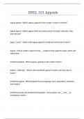ENGL 101 Appeals Questions answers latest update