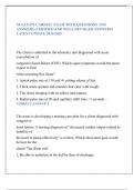 NCLEX-PN CARDIAC EXAM WITH QUESTIONS AND  ANSWERS &lpar;VERIFIED AND WELL DETAILED ANSWERS&rpar;  LATEST UPDATE 2024&sol;2025