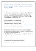 HESI 101- MED SURGE HESI RN 2 LATEST VERSIONS WITH  QUESTIONS AND ANSWERS &lpar;VERIFIED ANSWERS&rpar; LATEST  UPDATE 2024&sol;2025