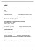 GCU Complete Exam Questions And Answers Well Elaborated&period;