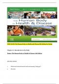 The Human Body in Health & Disease 8th Edition Kevin Patton Test Bank All Chapters &lpar;1-25&rpar; &vert;A&plus; ULTIMATE GUIDE 2024