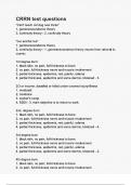 CRRN test questions&lowbar;Questions with Explanations of Answers Latest Update 2025 &sol; 2026