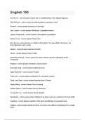 English 150&lowbar;Questions with Explanations of Answers Latest Update 2025 &sol; 2026