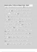 ESCO EPA TYPE III PRACTICE TEST&lowbar;Questions with Explanations of Answers Latest Update 2025 &sol; 2026
