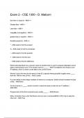 Exam 2 - CSE 1300 - D&period; Malcom&lowbar;Questions with Explanations of Answers Latest Update 2025 &sol; 2026