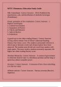 MTTC Elementary Education Study Guide