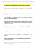 45 Hour Post Licensing Exam &lpar;100&percnt; Accurate Answers&rpar;