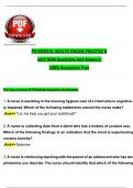 PN MENTAL HEALTH ONLINE PRACTICE B with NGN Questions And Answers  100&percnt; Guarantee Pass