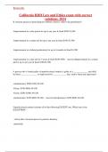 California RDH Law and Ethics exam with correct solutions&period; 2024