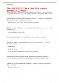 Maryville NURS 615 Pharm Exam 2 with complete solutions 2024 Graded A&plus;