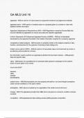 GA MLS Unit 16&lowbar;Questions with Explanations of Answers Latest Update 2025 &sol; 2026