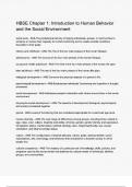 HBSE Chapter 1 Introduction to Human Behavior and the Social Enviro&lowbar;Questions with Explanations of Answers Latest Update 2025 &sol; 2026