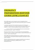EMERGENCY PREPAREDNESS RESPONSE COURSE &lpar;EPRC&rpar; EXAM