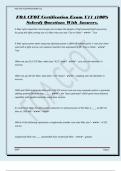 FOA CFOT Certification Exam V11 &lpar;100&percnt; Solved&rpar; Questions With Answers&period;