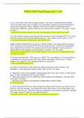 PHHA 430 Final Exam &lpar;Ch 1-15&rpar; &vert; Questions with 100&percnt; Correct Answers