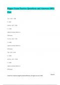 Rigger Exam Practice Questions and Answers 100&percnt; Pass