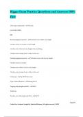 Rigger Exam Practice Questions and Answers 100&percnt; Pass