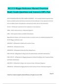 NCCCO Rigger Reference Manual Overview Study Guide Questions and Answers 100&percnt; Pass