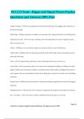 NCCCO Exam - Rigger and Signal Person Practice Questions and Answers 100&percnt; Pass