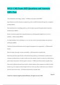 WGU C182 Exam 2025 Questions and Answers 100&percnt; Pass